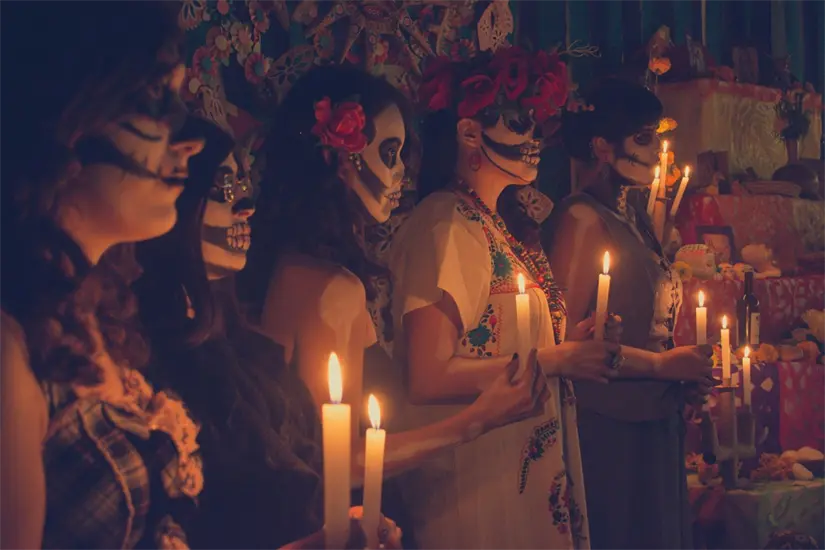 El Día de Muertos es una celebración prehispánica que se ha mezclado con la religión. Foto: Cortesía.
