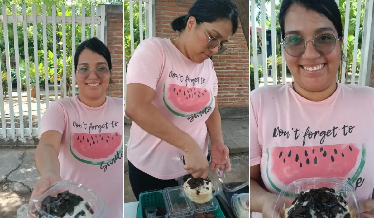 Olga Yolanda es una mujer emprendedora que se esfuerza cada día en mejorar sus roles de canela.