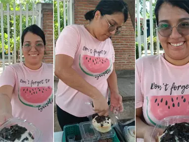 Con roles de canela, Olga endulza la vida de la gente de Culiacán