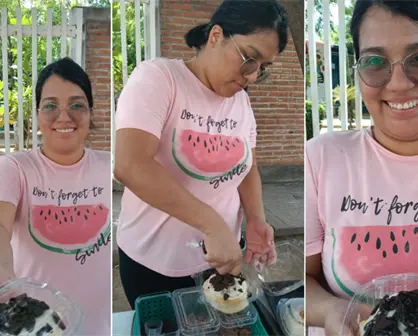 Con roles de canela, Olga endulza la vida de la gente de Culiacán