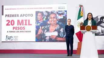 Cómo registrarse para recibir los 20 mil pesos del Plan de Apoyos por Lluvias