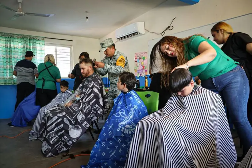 Jornadas de Salud y Servicios benefician a cientos de familias en la colonia Renato Vega Amador. Foto: Ayuntamiento de Culiacán