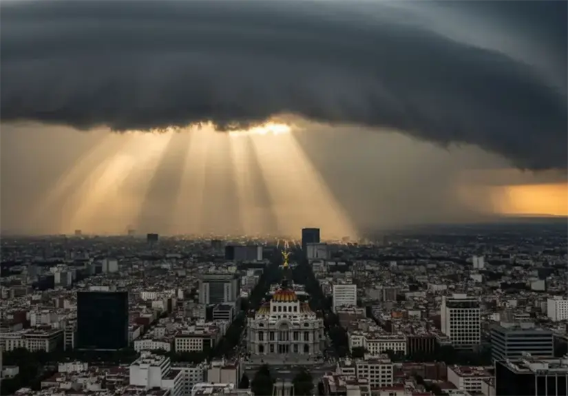 El nombre de Tormenta Negra se debe a la tonalidad que adquieren las nubes. Foto: cortesía.