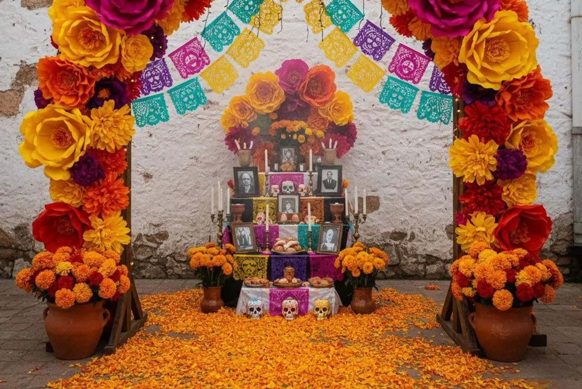 Día de Muertos 2025: Los 17 elementos que debe llevar un altar de muerto