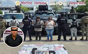 Detienen en Tabasco a presuntos integrantes del CJNG con armas y más de 33 mil dosis de droga