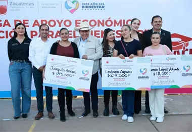 Inicia en Zacatecas la entrega de cheques para uniformes escolares; de cuánto es el apoyo