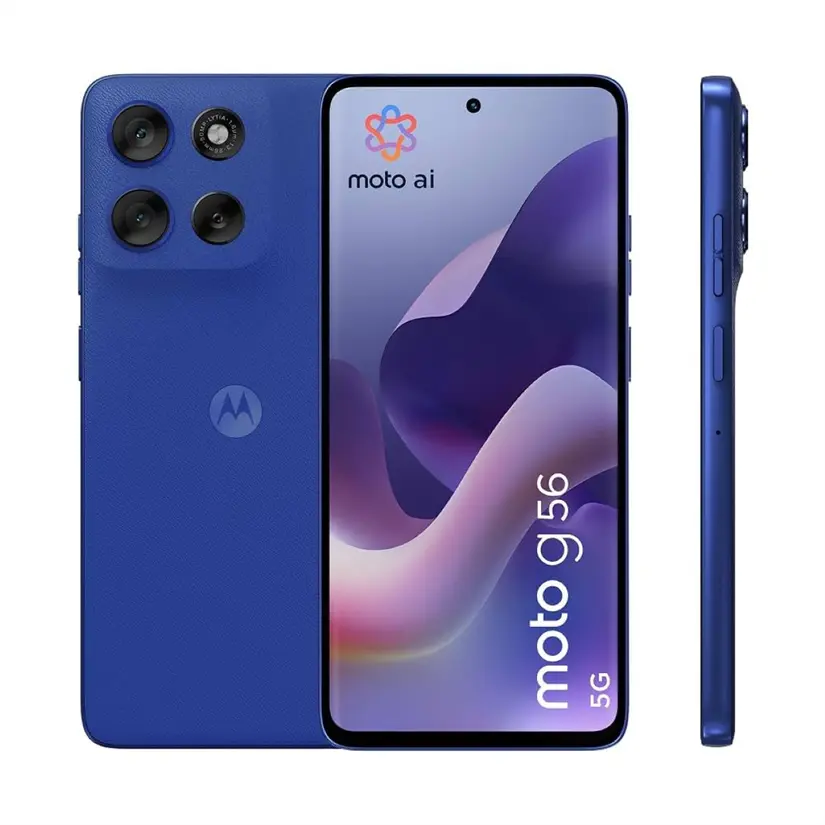 Motorola Moto G56 equipado con batería de 5,200 mAh. Foto: Cortesía