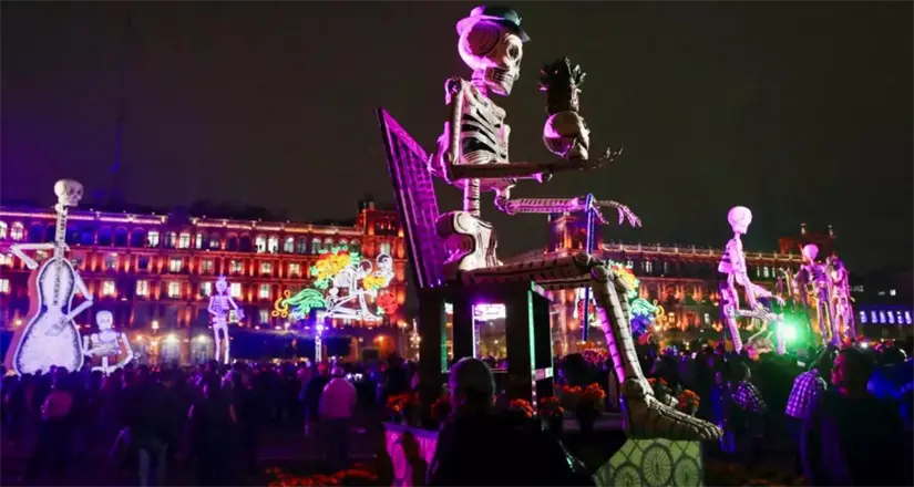 No te pierdas la Ofrenda Monumental de Día de Muertos 2025 en CDMX. Foto: cortesía.