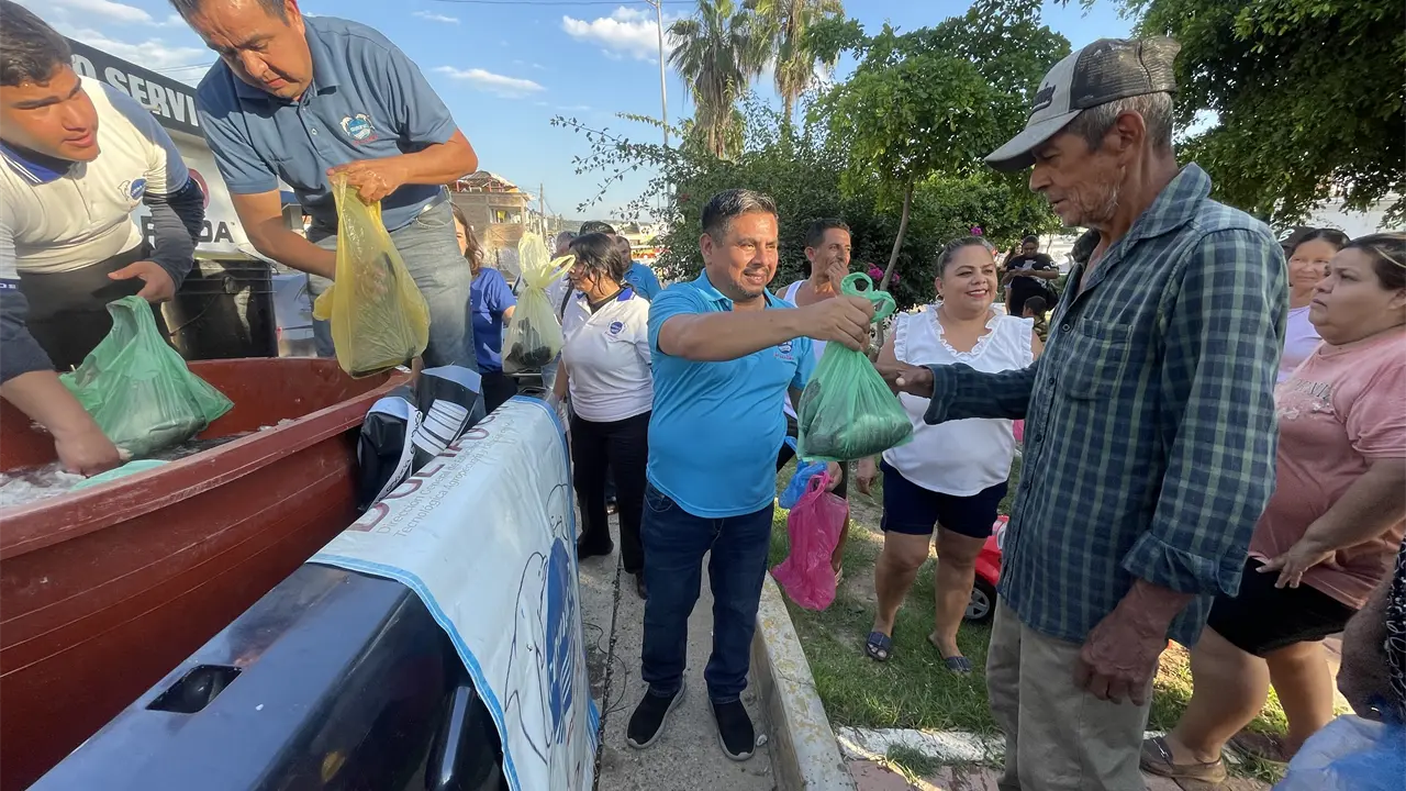 Habitantes de Urías recibieron una importante donación de tilapias por parte del CETMAR 08