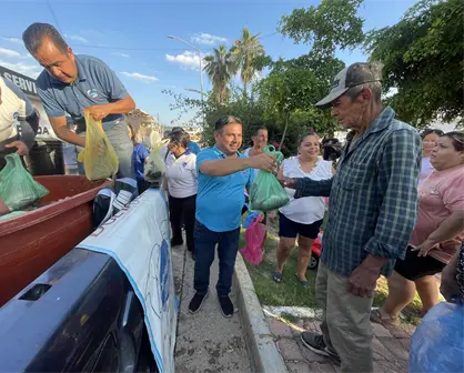 Solidaridad en acción: CETMAR 08 dona tilapias a la comunidad de Urías en Mazatlán