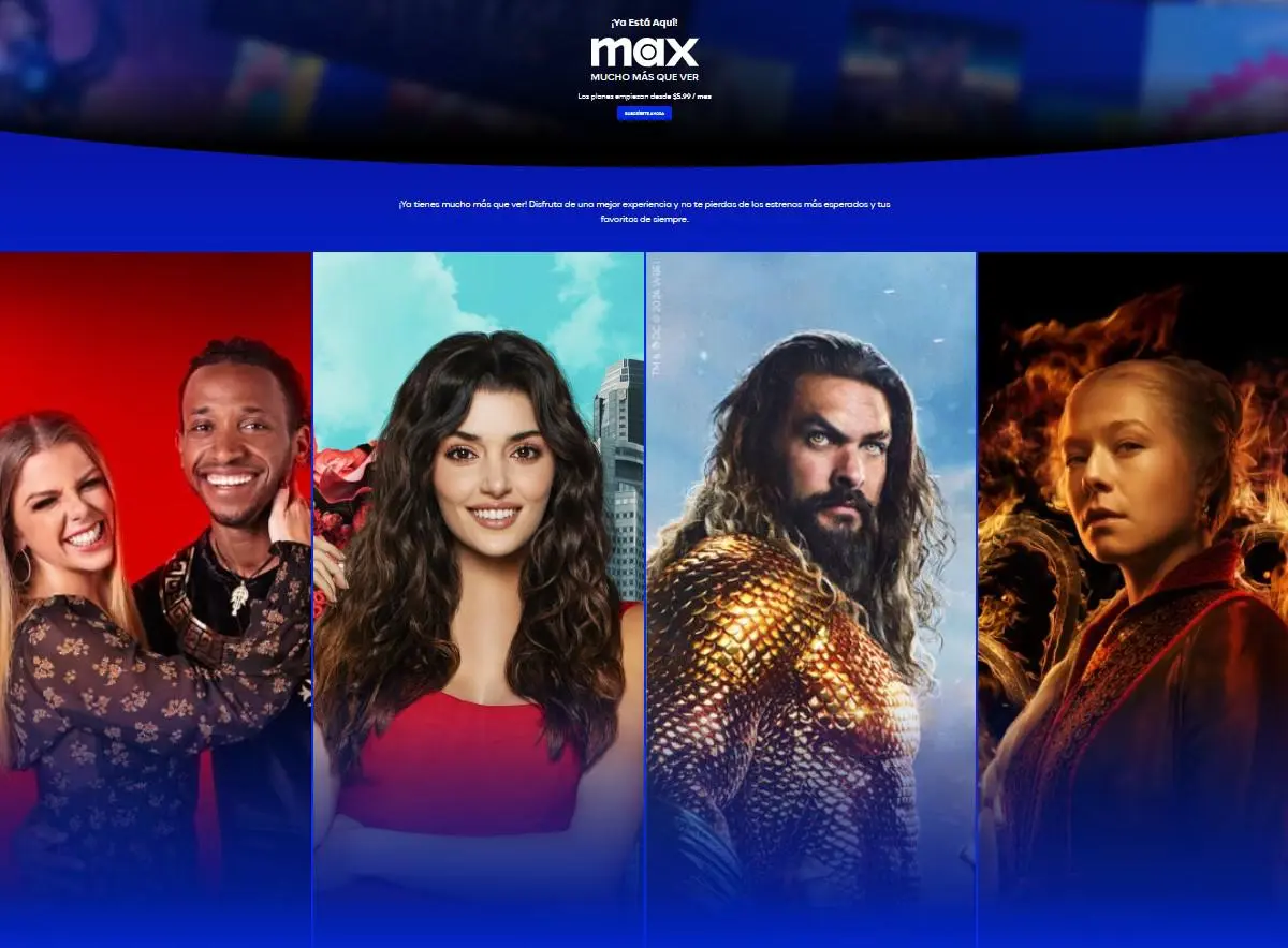 HBO Max es hogar de series como Peacemaker, The Pitt y La Casa del Dragón. Foto: Cortesía