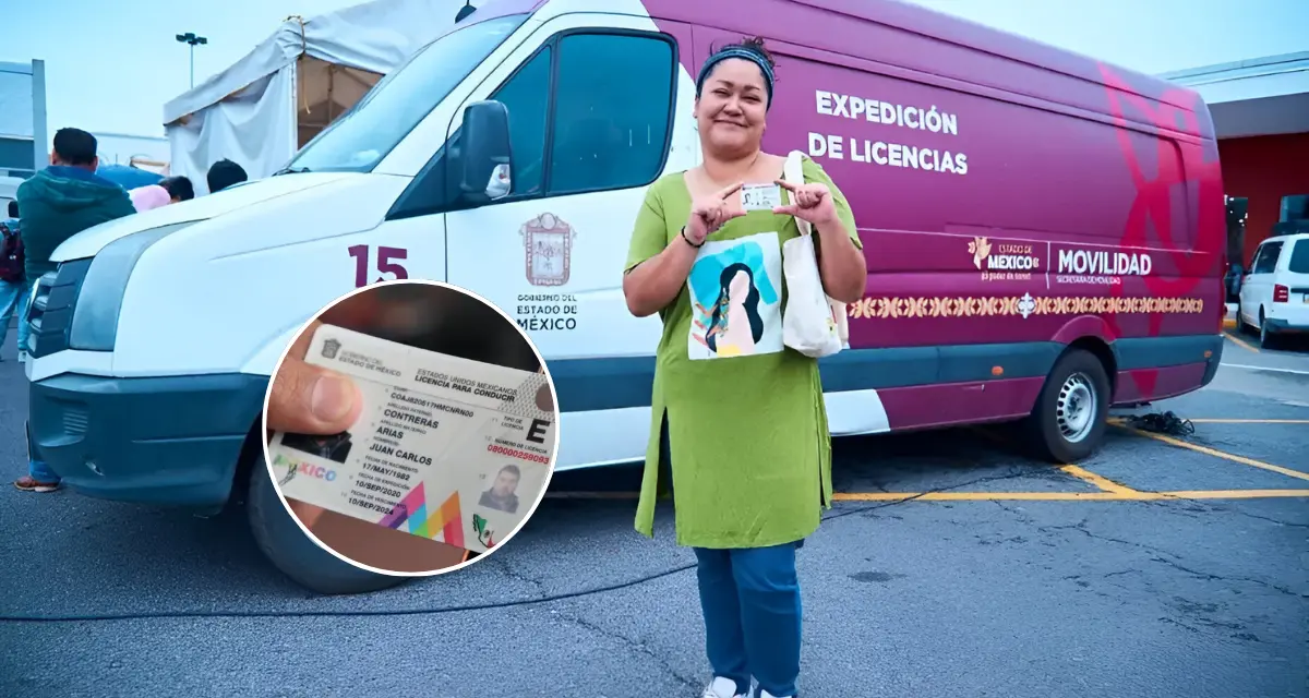 Tramita tu licencia de conducir en las unidades móviles de Edomex. Foto: Cortesía.