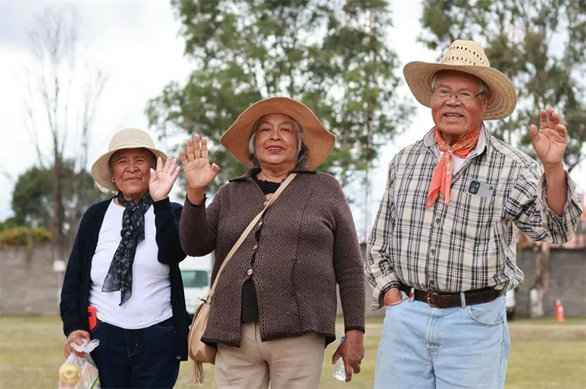 Pensión Bienestar. Entrega de apoyo a adultos mayores.