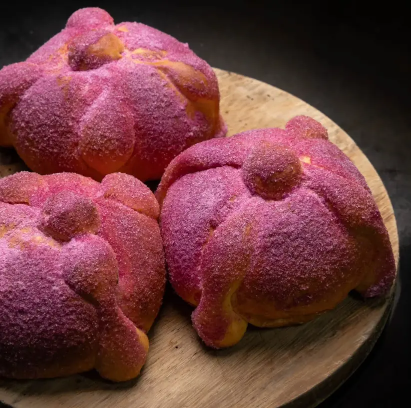 Pan de muerto en Yapa Panadería. Foto: Cortesía.
