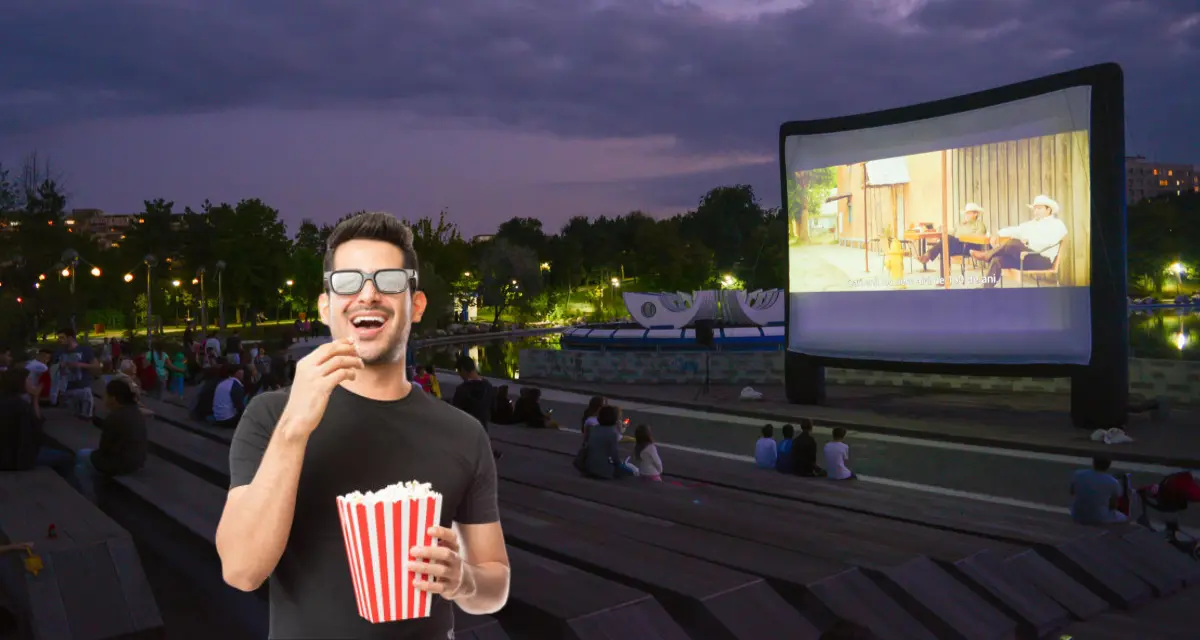 Así se vivirá el cine al aire libre en Guadalajara. Foto: Cortesía.