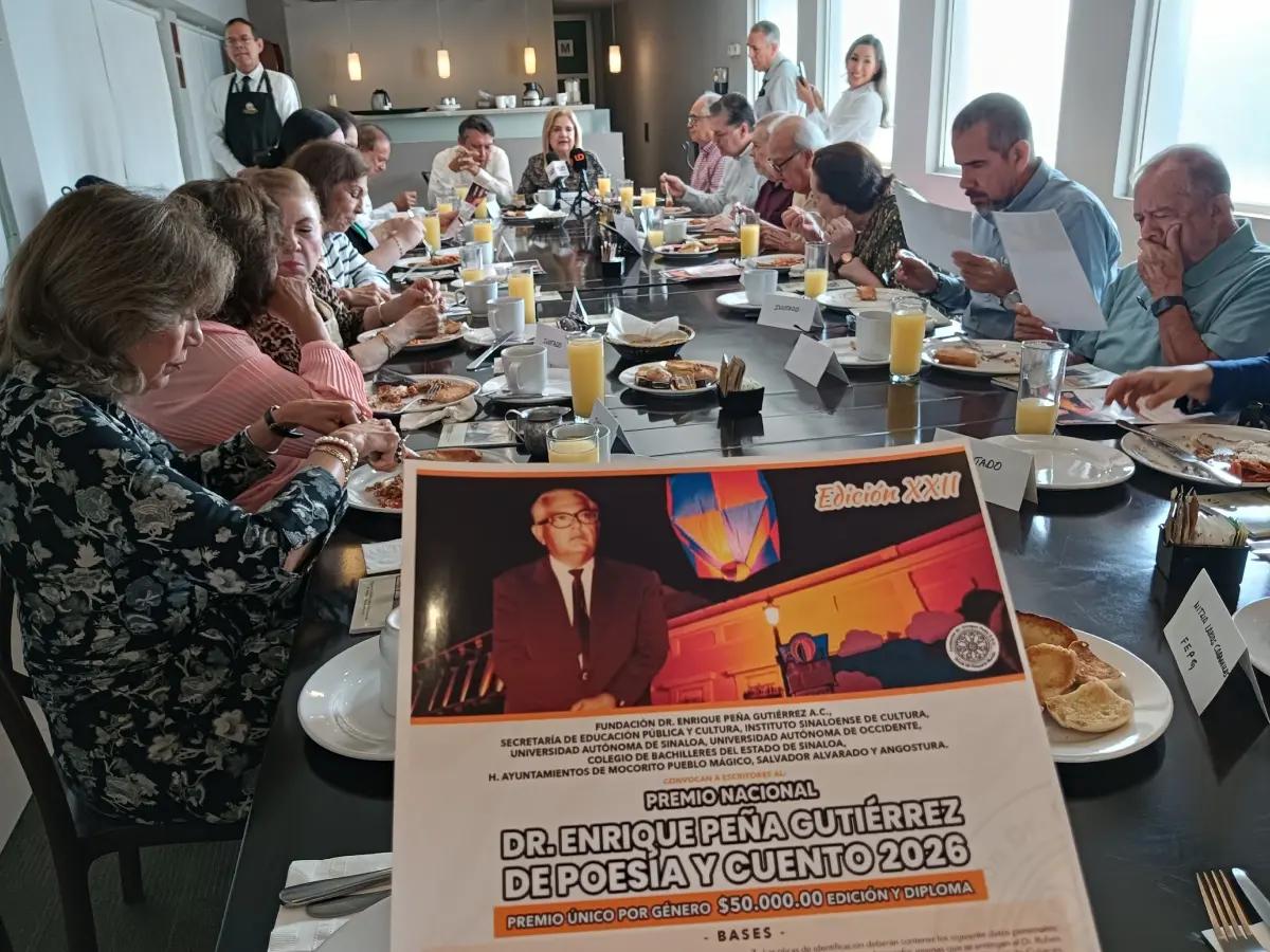 Convocan a escritores al Premio Nacional Dr. Enrique Peña Gutiérrez de Poesía y Cuento 2026