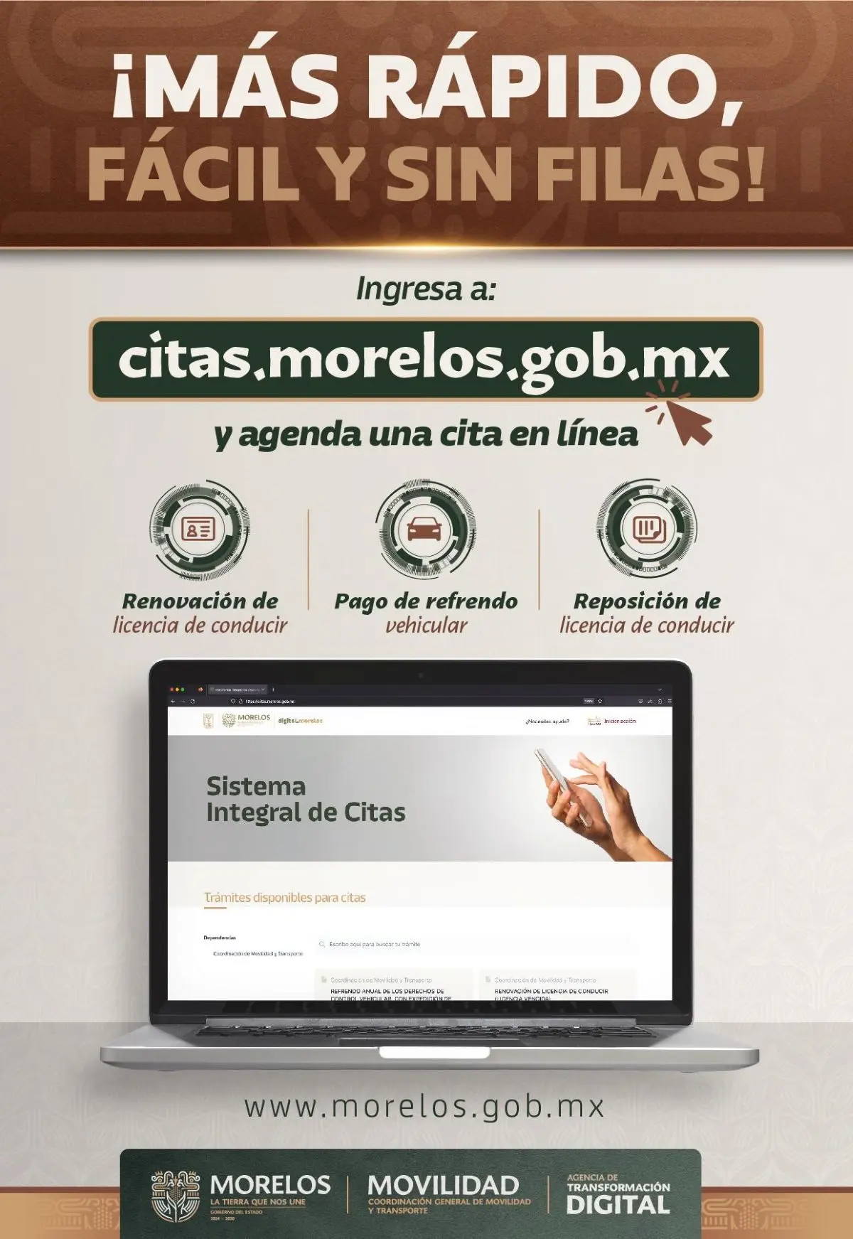 Licencia de conducir con el 50% de descuento en Morelos. Foto: Cortesía