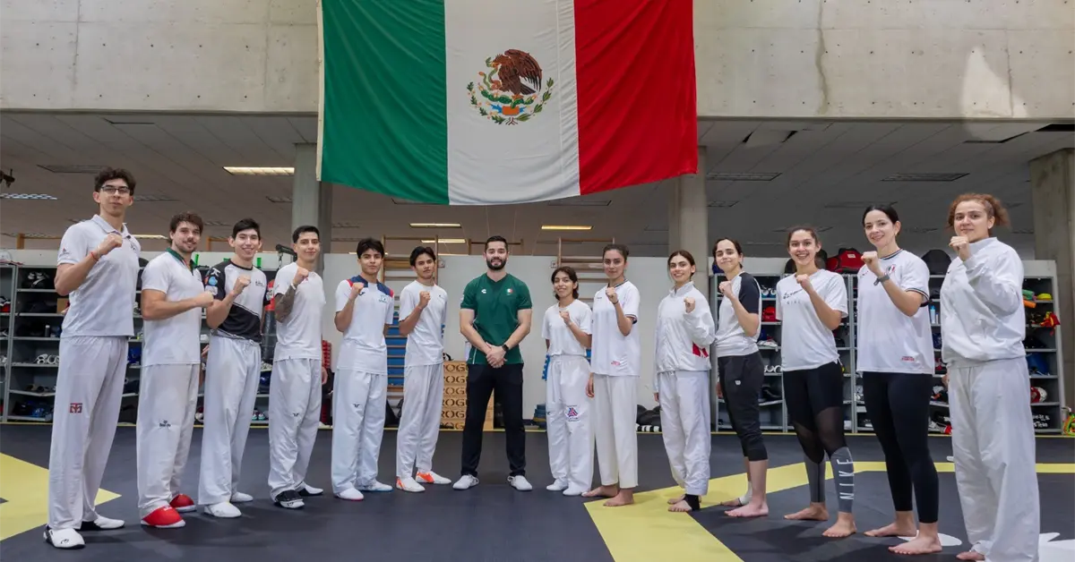 Selección mexicana lista para Mundial de Taekwondo Wuxi 2025 en China