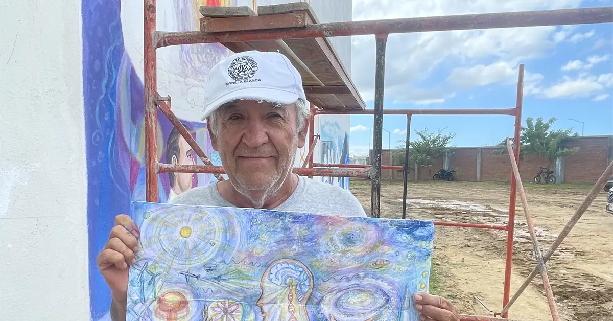 Oscar Castillo Vega: El muralista mazatleco que pinta con el alma