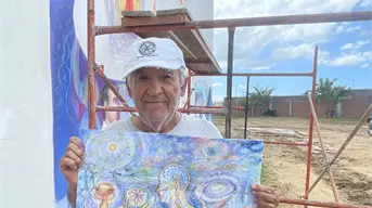 Oscar Castillo Vega: El muralista mazatleco que pinta con el alma