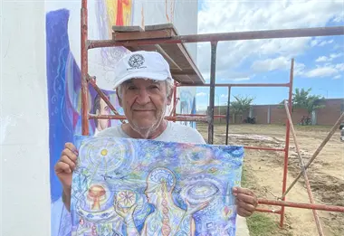 Oscar Castillo Vega: El muralista mazatleco que pinta con el alma