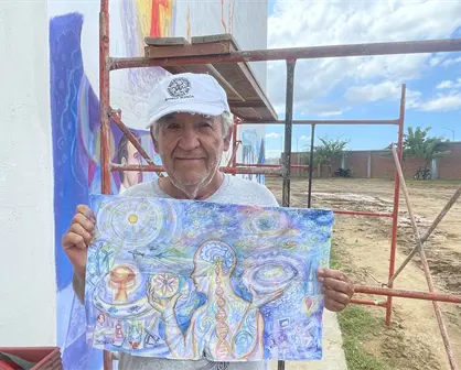 Oscar Castillo Vega: El muralista mazatleco que pinta con el alma