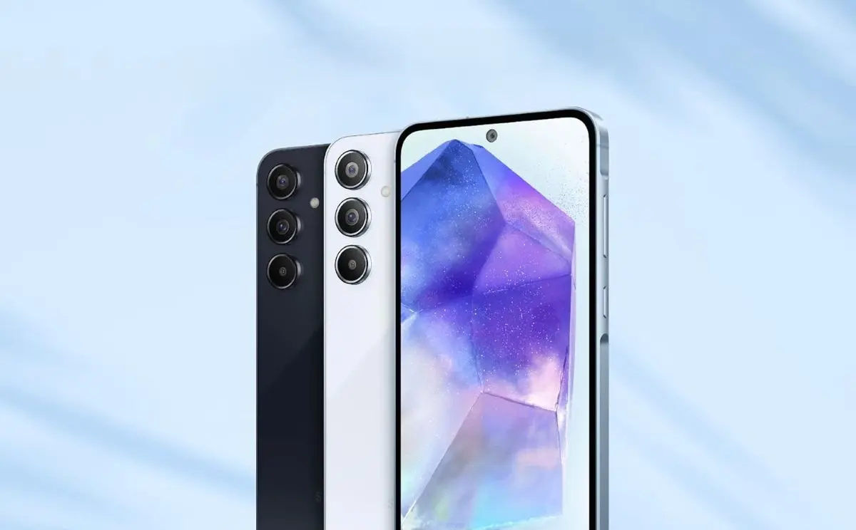 Celular Samsung con altavoces estéreos y diseño premium. Foto: Cortesía