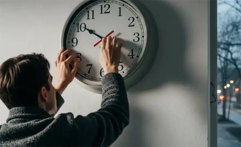 A partir del 2 de noviembre hasta marzo de 2026 el reloj se retrasará una hora. Foto: cortesía