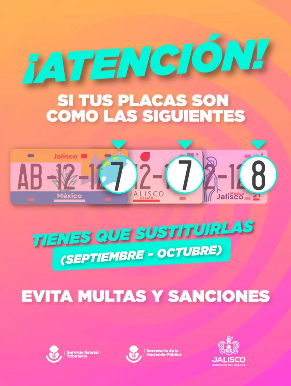 No olvides el cambio de placas de tu vehículo para evitar sanciones y/o multas. Foto: cortesía.