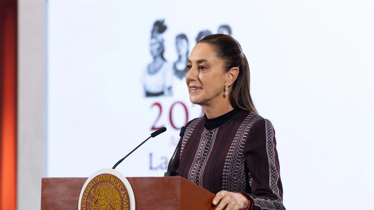 Sheinbaum mantiene una aprobación por encima del 70%. Foto: Presidencia