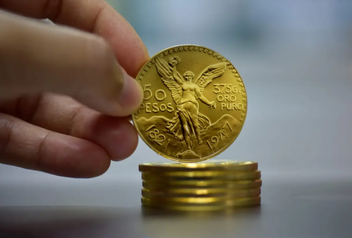 El centenario de oro destaca por contener 90% de este metal precioso.