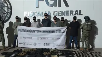 Fuerzas federales detienen a 18 personas y aseguran armas y químicos en operativos en Culiacán y Navolato