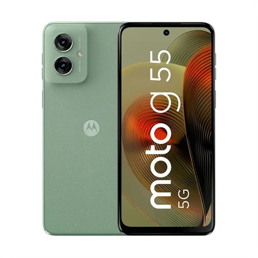 Motorola Moto G55 equipado con pantalla LCD de 6,4 pulgadas. Foto: Cortesía