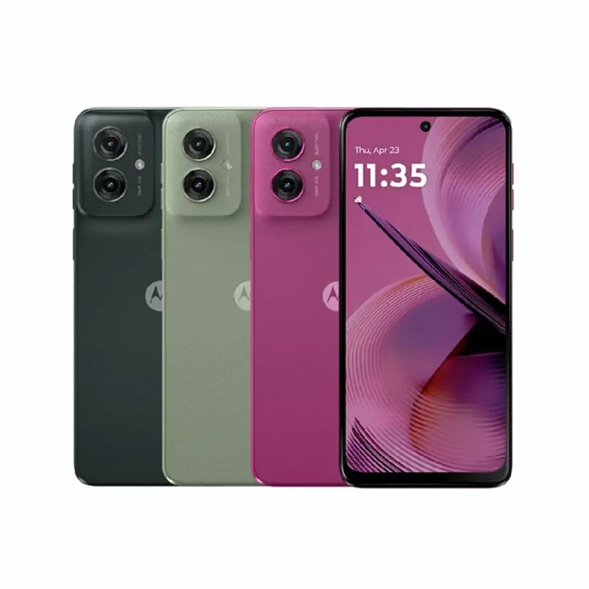 Motorola Moto G55 viene con memoria de almacenamiento de 256 GB. Foto: Cortesía