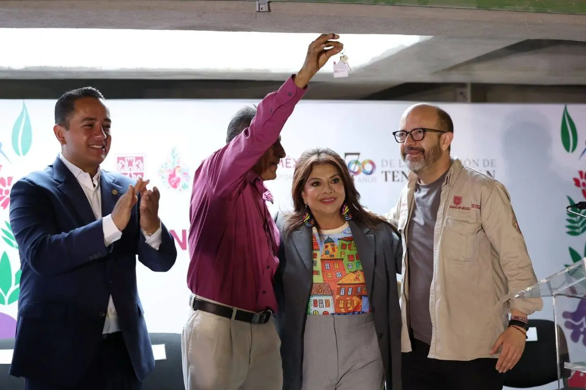 Entregan 40 viviendas económicas en la CDMX. Foto: Cortesía
