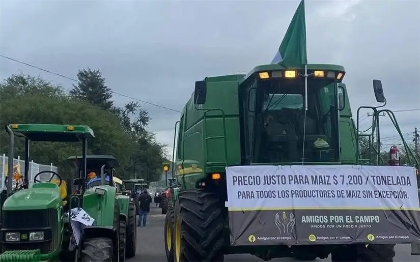 Campesinos guanajuatenses se suman al paro nacional bloqueos en Irapuato, Salamanca y Celaya