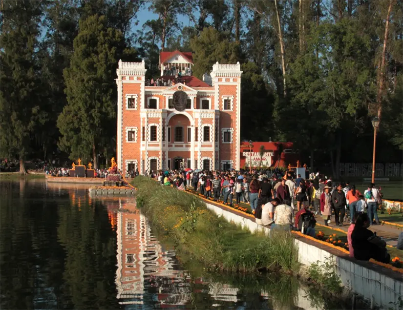 Catrinerías en Exhacienda de Chautla, Puebla. Foto: cortesía.