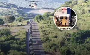 Todo lo que decomisaron tras enfrentamiento que paralizó este domingo a Navolato y a Jesús María, Culiacán