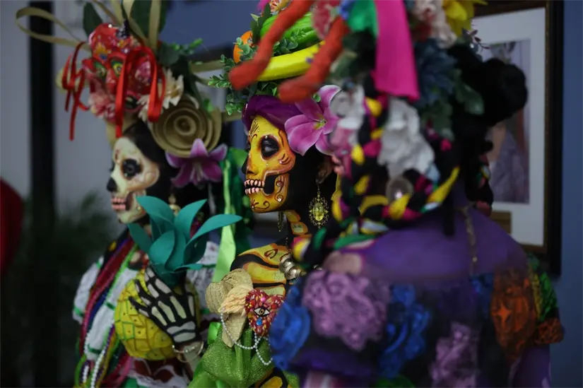 El Desfile de Catrinas en Mérida es un imperdible durante el Día de Muertos. Foto: Cortesía.