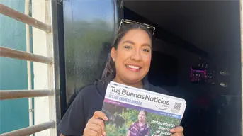 Se entrega primera edición del nuevo periódico Tus Buenas Noticias al Sector Pradera Dorada de Mazatlán