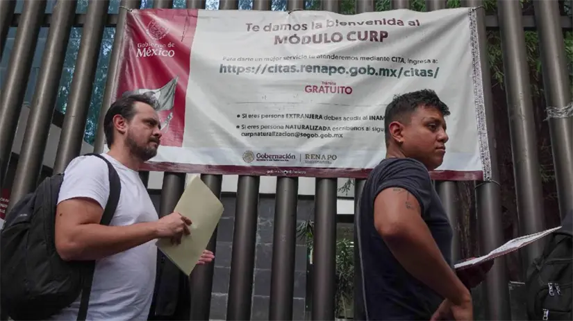Módulo de RENAPO en CDMX. Foto: cortesía.