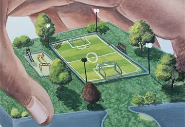 En Culiacán hay un mural que une a su gente en una sola pieza. En Barrancos aseguran que "En equipo brillamos más"