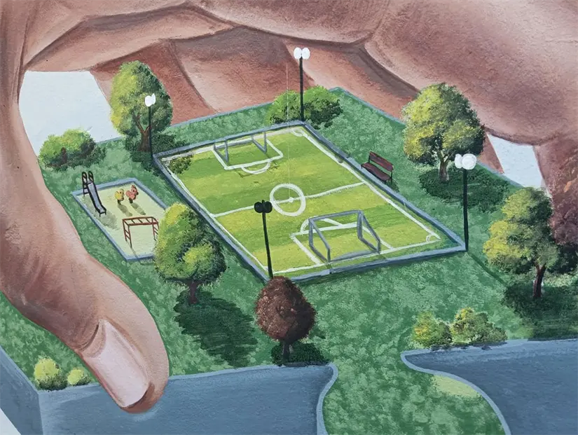 El rompecabezas, es un símbolo que representa a los vecinos de Barrancos. Cada uno es diferente y juntos son uno solo.