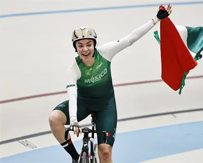 Yareli Acevedo se corona campeona del Mundial de Ciclismo de Pista en Chile
