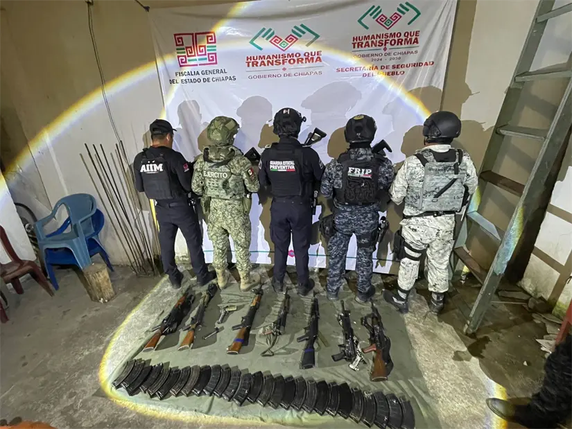 Arsenal asegurado. Foto: SSPC