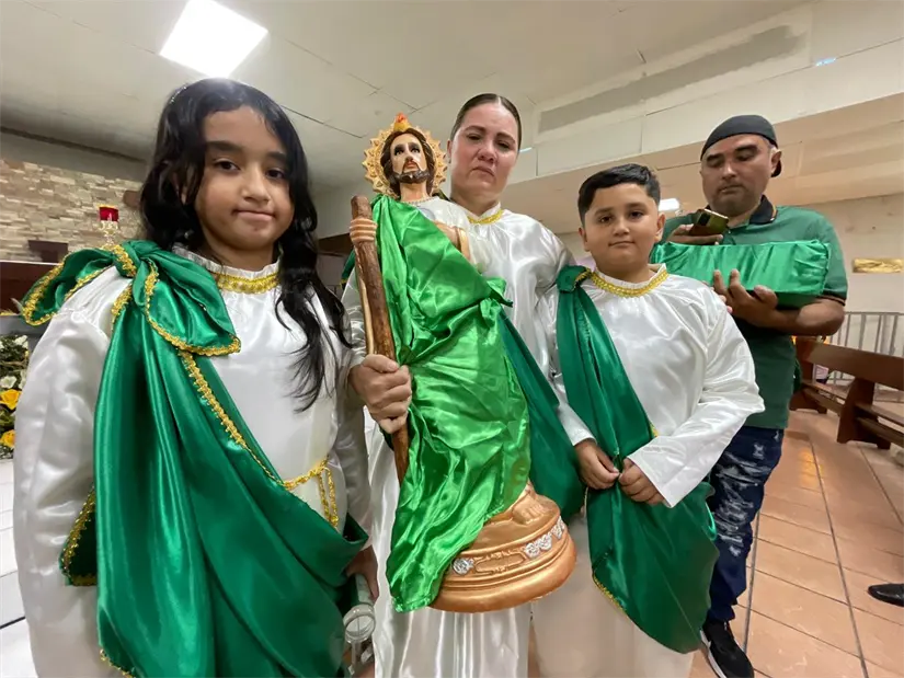 Celebran en Culiacán a San Judas Tadeo. Foto: Lino Ceballos