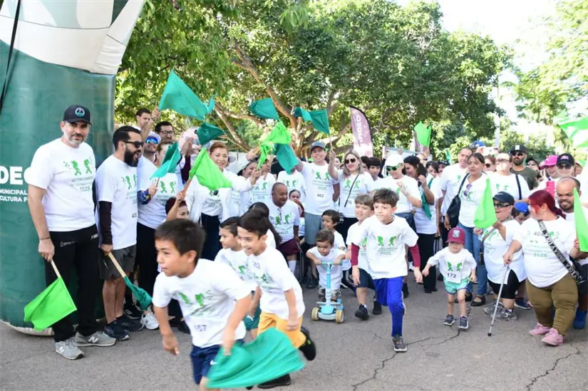 Culiacán se une por la inclusión en emotiva jornada de la Carrera de Talla Baja. Foto: SEPyC
