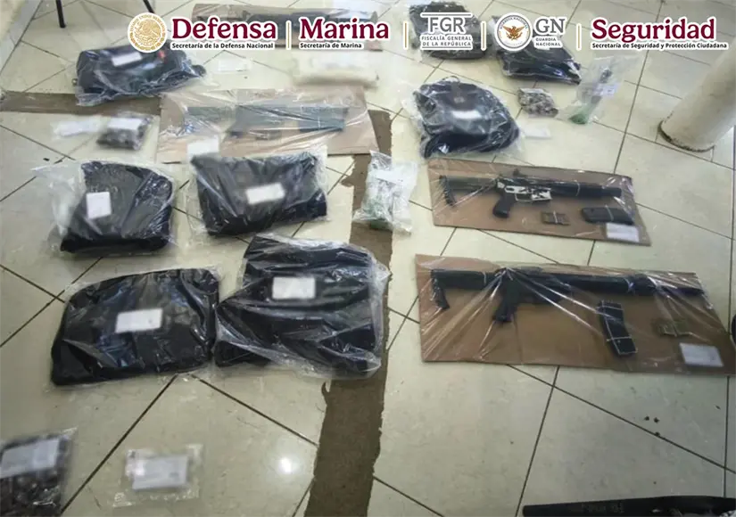 Arsenal asegurado. Foto: SSPC