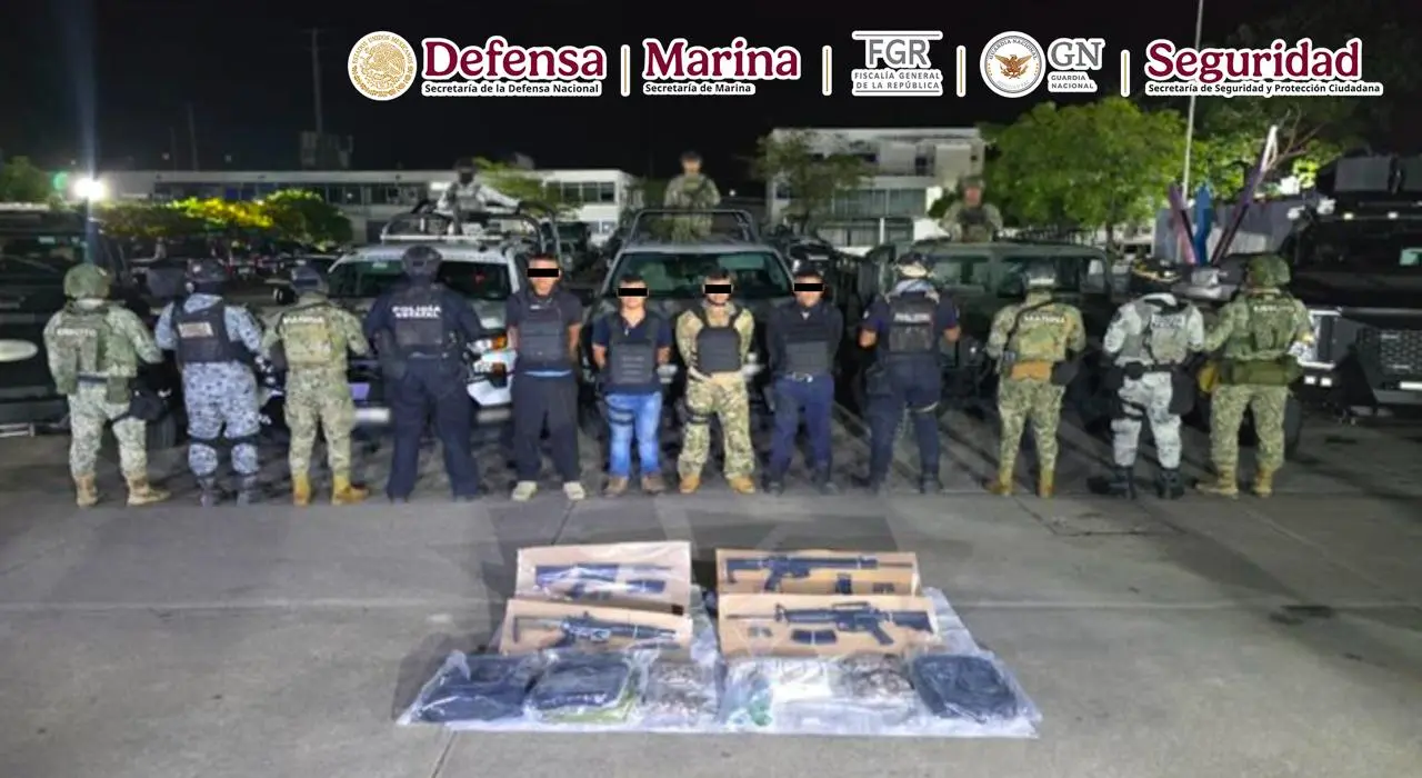 Se presume pertenecen a una célula delictiva que opera en la región. Foto: SSPC