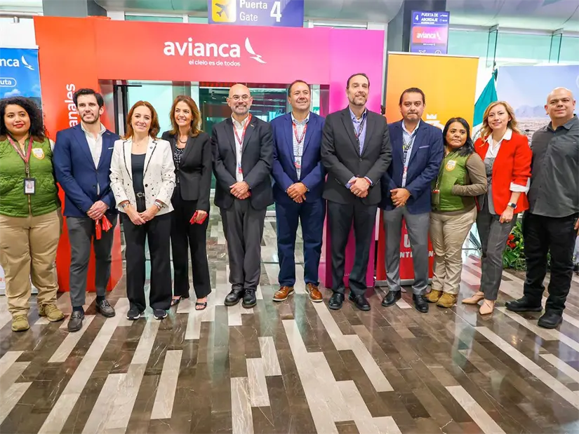 Inicia operaciones la ruta de vuelo Nuevo León–Bogotá. Foto: Cortesía